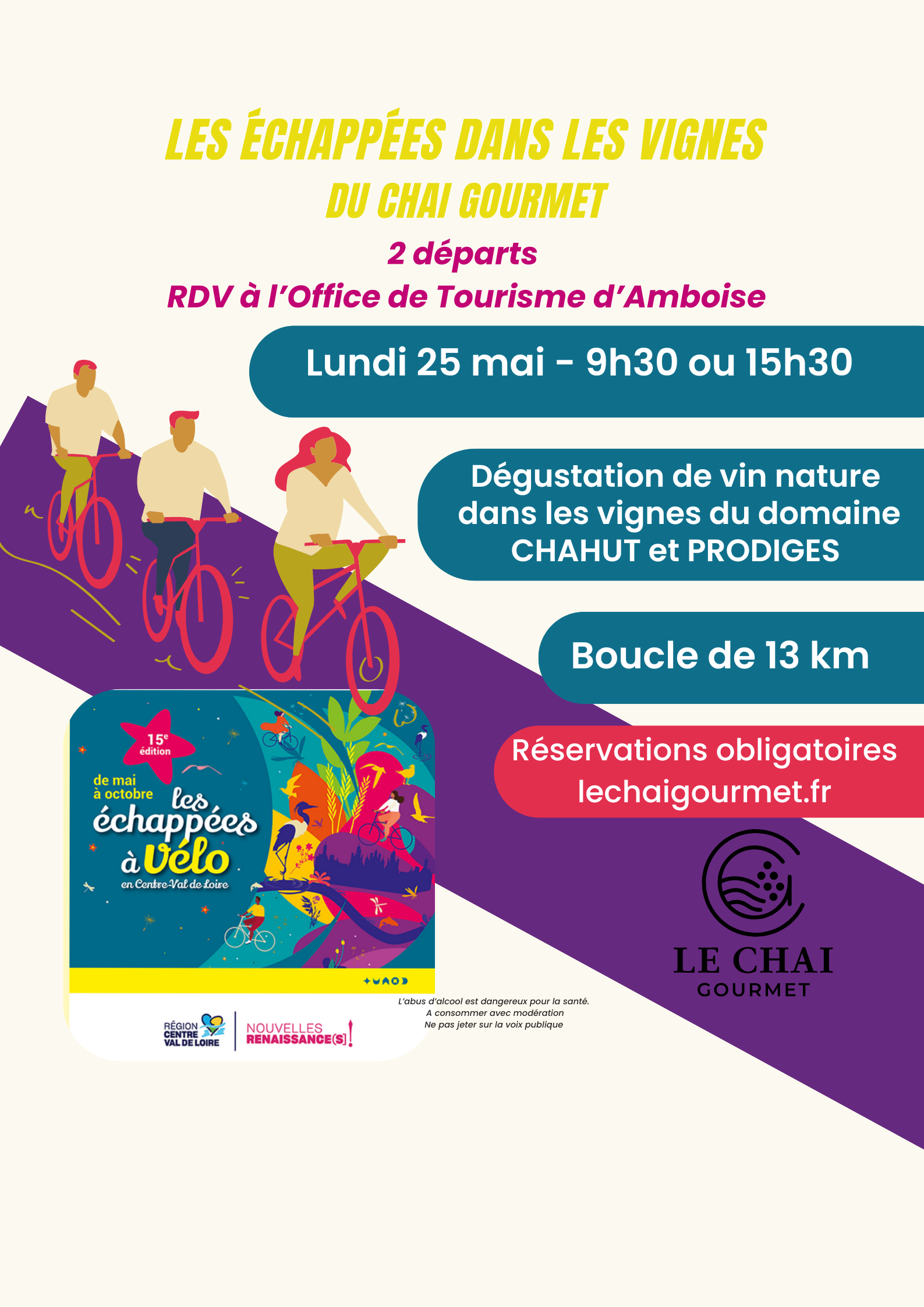 Les Echappées à vélo du Chai Gourmet
